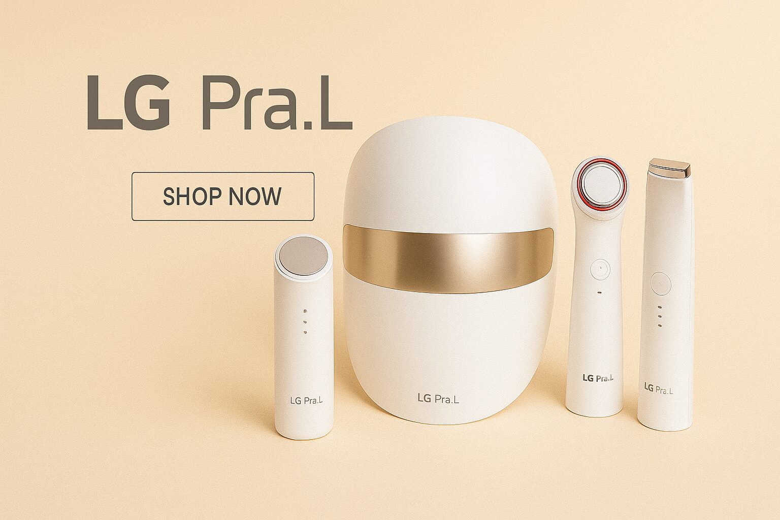 LG Pra.L（エルジープラエル）｜家庭でプロ仕様の美顔エステを実現する 
