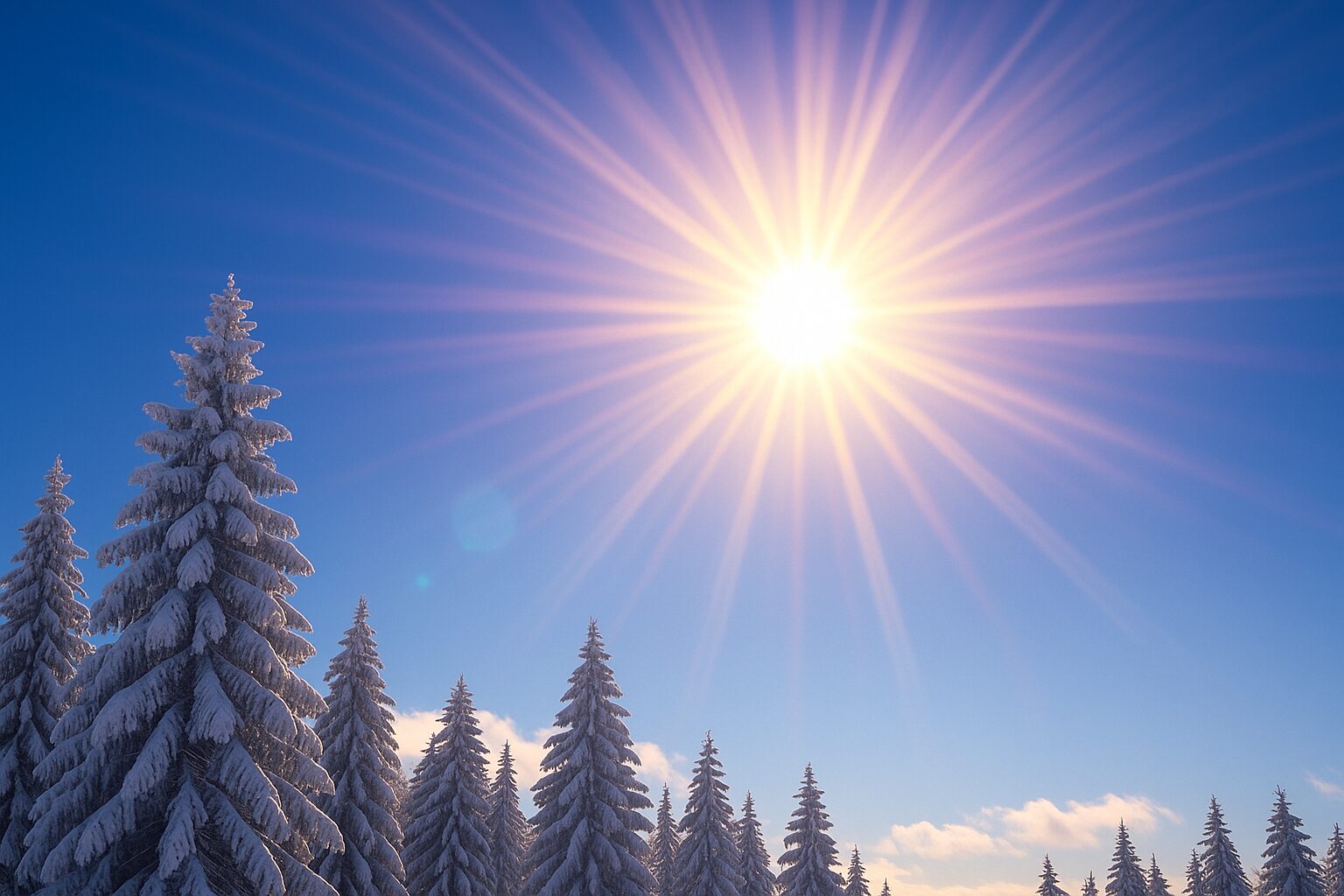 冬の紫外線イメージ