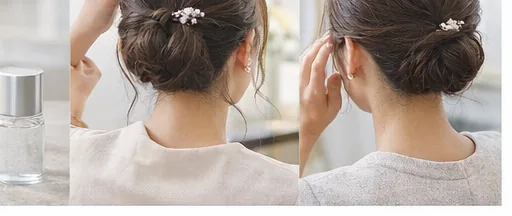 卒業式に合う母親の上品なまとめ髪（イメージ）