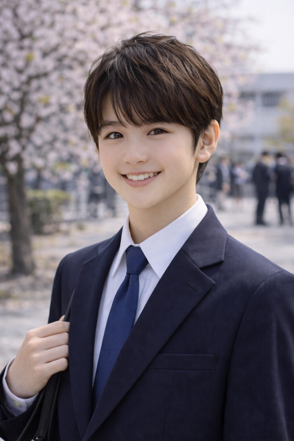 大学入学式の髪型男性ショート スーツに合う清潔感ヘア